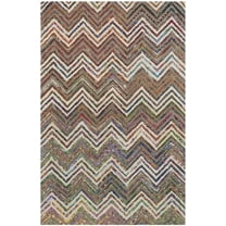 SAFAVIEH Nantucket Warner Striped Area Rug, Beige/Grey, 5' x 8'