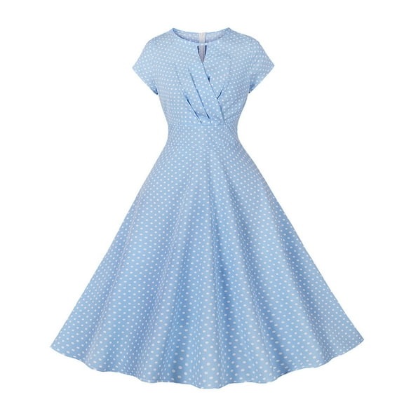 Idoravan Womens Sleeveless Dresses Women's Summer Dresses For Women Beach Floral Print Sleeveless Tank Swing Dress