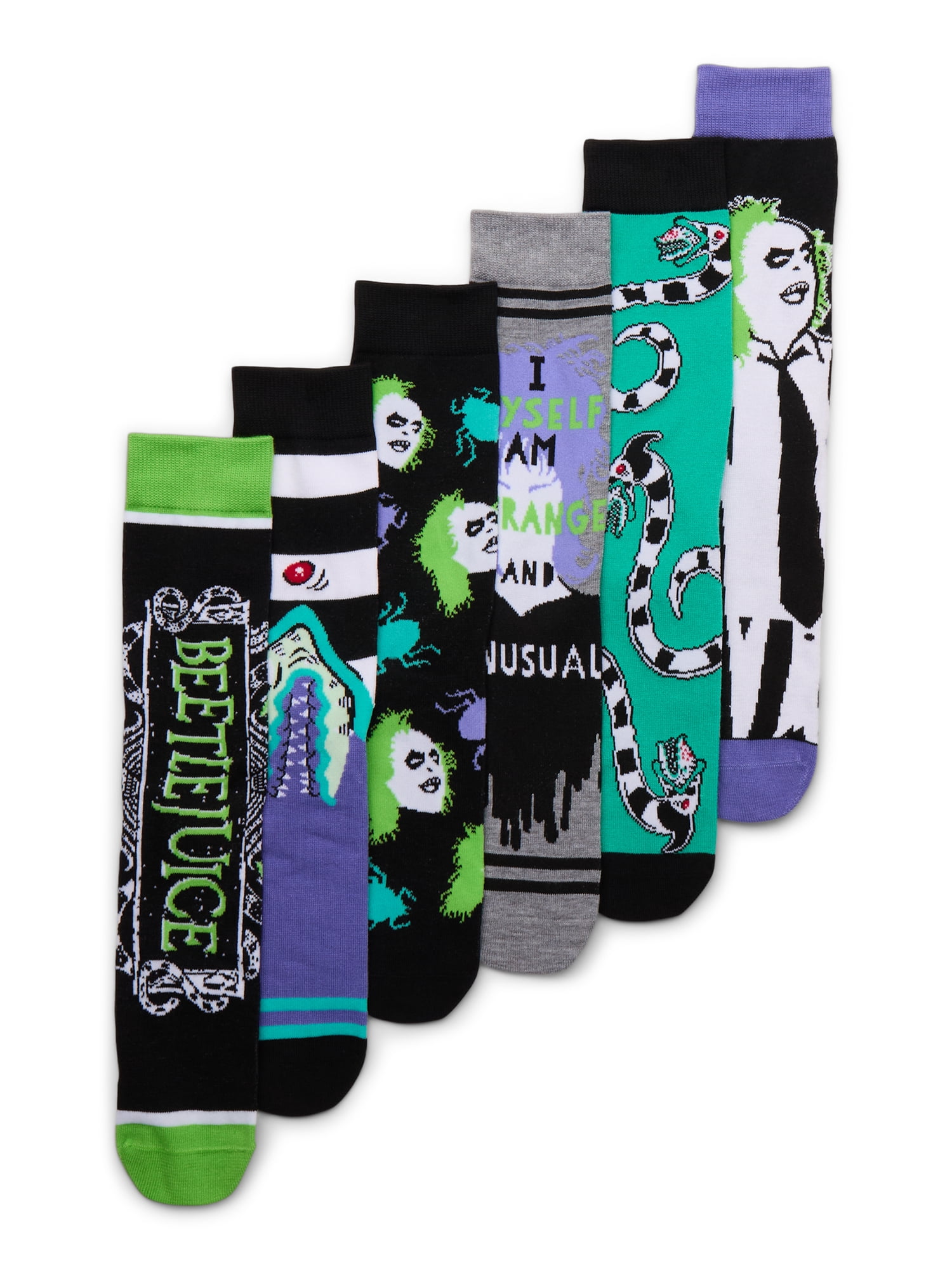 Freddy Vs Jason Crew Socks, 6-Pack - Walmart.com