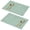 Pioneer Flower Floral-1, variant on Placemat, Pioneer Flower Floral Print Pattern Place Mats Table Mat Set Of 2, PVC Washable Placemats for Party Kitchen Dining Decoration, 18x12 Inch, Fade Resistant