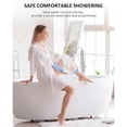 thumbnail image 4 of Waterproof Knee Cast Cover for Shower, Reusable Silicone Leg Cast Protector for Post-Surgery Wound/Burns/Bandage, One Size Fits Most Adults, 4 of 5