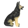 thumbnail image 2 of Lifelike Realistic Sitting Canine German Shepherd Police Dog Miniature Figurine, 2 of 8