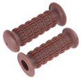 thumbnail image 1 of Universal Anti-Slip Rubber Motorcycle Handlebar Grips for 25-28mm Motorcycle Handlebar (Brown), 1 of 4