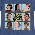 thumbnail image 3 of Disney Wish - Teen Squad Goals Grid - Toddler & Youth Girls Short Sleeve Graphic T-Shirt, 3 of 5