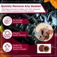 thumbnail image 4 of Sungold Abrasives 74903 Medium Non Woven Surface Conditioning R-Type Quick Change Disc, 2-Inch, Maroon (25/Box), 4 of 8