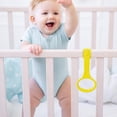 thumbnail image 4 of Anillo de tracción de cuna para ponerse de pie para bebés | Anillo de plástico ergonómico de fácil agarre | Correa de nailon brillante y duradera | Entrenador de Habilidades Motoras | Se acopla, 4 of 4