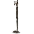thumbnail image 4 of SPI Home Cast Aluminum Fabulous Flutist Abstract Statue Figure, 4 of 4