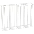 thumbnail image 3 of HUBERT Lid and Cup Dispenser Cup and Lid Rack White 4-Compartment Steel Wire - 20 1/2"L x 5"D x 16"H, 3 of 3
