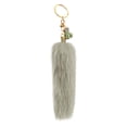 thumbnail image 1 of Adorable Animal Furry Tail Keychain Hanger Plushy Tail Unique Key Accessory For Bags Purses Keys, 1 of 6
