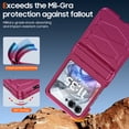 thumbnail image 4 of Oupeigar for Motorola Razr 2026/2025/2024 Armor Phone Case,Built-in Screen Protector&Hinge Protection Shockproof All-Inclusive Smartphone Case-Rose Red, 4 of 8