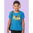 thumbnail image 2 of Owl Family Graduation T-Shirt Juniors -Image by Shutterstock,  Small, 2 of 4