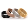 thumbnail image 2 of Men's Women's Stainless Steel Mesh Ring Wedding Band Comfort Fit Size 6 to 12, 2 of 6