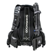 Sherwood Crux Scuba Dive Buoyancy Compensator - Black - XLarge 50