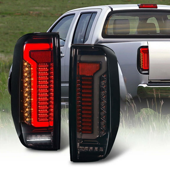 LED Tail Lights For 2005 2006 07-2021 Nissan Navara D40 Frontier Rear Lamp Smoke