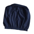 thumbnail image 2 of Fundas para otomanas redondas, fundas para reposapiés, fundas gruesas y suaves para otomanas redondas con Azul marino, 2 of 9