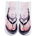 thumbnail image 1 of Chaussettes Imprimé Manucure Motif 3D Chaussettes de Course Amusantes Personnalisées pour Femmes, 1 of 2