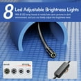 thumbnail image 2 of 8LED Light Borescope Endoscope, Endoscope Camera IP68 Waterproof Borescope 960P Snake Inspection Camera Scope Camera Compatible with iPhone iPad, 10M, 2 of 11