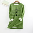 thumbnail image 1 of Birdeem Chemise Décontractée à Manches Régulières Imprimée Mode pour Femmes Hiver Ample Vacances Col Rond, 1 of 12