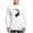 White, variant on - Ibex Capricorn Steinbock Mountain Goat Sheep Alps - Unisex Cotton Long Sleeve T-Shirt