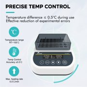 LAB FISH Programmable Digital Dry Bath Incubator - Mini Thermostatic Heater with Timer & 2ml x 35 Tube Block, Precise Temperature Control for Laboratory