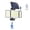 1Pcs, variant on Solar Motion Lights, 348 LED 3 Head IP65 Waterproof, for Yard Garage Driveway, Remote