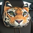 thumbnail image 2 of Nuevo Juguete de Almohada de Reposacabezas de Dibujos Animados Animal Lindo Cojín de Suave Y Cálida Tigre Yotijar Cartoon Car Headrest Pillow, 2 of 10