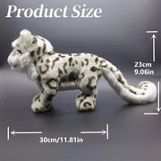 BJBSJSZ Snow Leopard Stuffed Animal, Eco Friendly Gifts for Kids, Plush Toy, Perfect for Hugging & Cuddling Ideal Birthday or Christmas Present