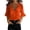 Orange, variant on Puff Sleeve Top for Women Sheer Lace Shirts Patchwork Deep V Neck Tops Elegant Boho Short Sleeve Blouses Trendy