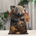 thumbnail image 5 of Naloa Cute Fallen Leaf Koala Drawstring Christmas Bags, 3D Xmas Gift Bags, Christmas Wrapping Bags, Xmas Goodie Bags, Treat Pouch Bags, Party Favor Bags-Medium, 5 of 9