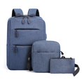 thumbnail image 1 of Mens Backpack Fashion USB Port Laptop Backpack with Shoulder Bag & Clutch Bag, 1 of 1