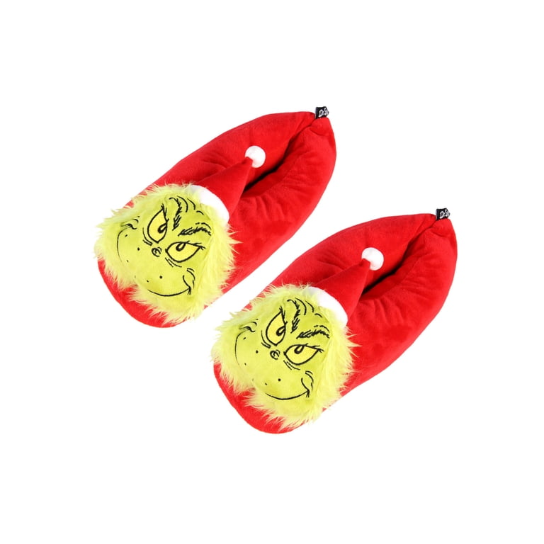 Dr. Seuss The Grinch Santa Grinch 3D Character Slippers for  display picture 2