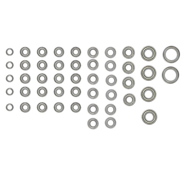 Kit de rodamiento de bolas de 43 piezas para piezas de actualización de coche 1/10 Traxxas Summit Rc Afortunado Sencillez
