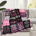 thumbnail image 2 of Sister Gifts, Sister Birthday Gifts, Sister Gifts from Sister, Gifts for Sister, Best Friend Birthday Gift for Women, Big Sister Gifts, to My Sister Gifts Ideas, Sister Throw Blanket 60"X50", 2 of 5