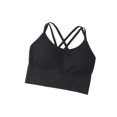thumbnail image 1 of Jumpingount Camiseta sin mangas cruzada en la espalda, elástica, ligera, cómoda, para el pecho, antideslizante, plana, seca, suave, para mujer Prendas para la parte del cuerpo Negro Jumpingount AP017241-01, 1 of 6