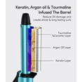 thumbnail image 5 of FARERY Travel Size Mini Curling Iron, 1/2" Ceramic Mini Hair Curler for Short Hair, Blue, 5 of 8