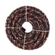 thumbnail image 1 of Cuerda Koch de polipropileno retorcido, negro/naranja, 1,27 cm de profundidad, 15,24 m de largo, 1 of 1