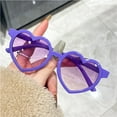 thumbnail image 4 of Trendy Heart-Shaped Kids Sunglasses Candy Color Children UV400 Shades Baby Boys Girls Photography Prop Outdoor Sunscreen Eyewear, 4 of 7
