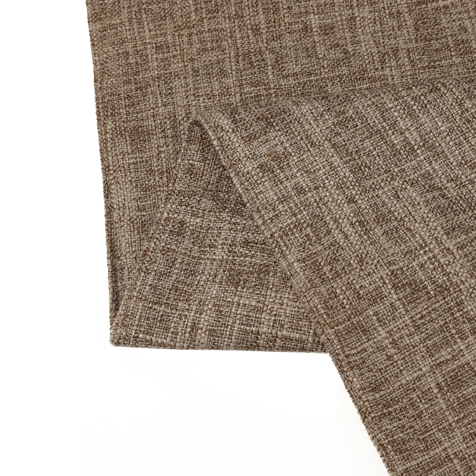 Unique Bargains 1 Pack Solid Color Table Runner Long Linen Table Banner Coffee 12"x83"