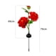 thumbnail image 3 of Lámpara De Césped De Peonía Lámpara de enchufe de tierra de peonía solar decoración del hogar 600 mAh para camino de patio trasero (1 pieza roja) Wdftyju  Para estrenar, 3 of 3