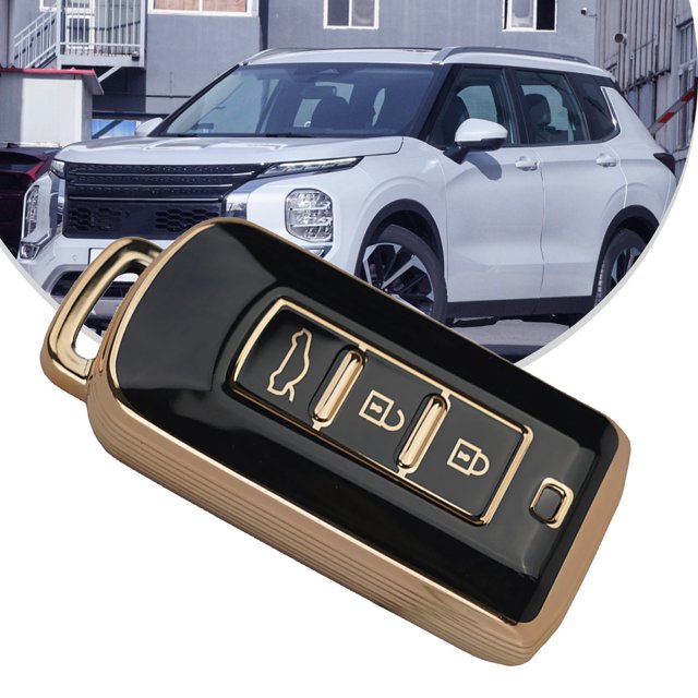Protecteur de Clé de Voiture Télécommandé TPU Compatible avec Outlander et Xpander