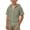 Army Green, variant on Conairie Button Down Shirt For Boys Solid Relaxed Fit Short Sleeve Collared Top Kids Breathable Summer Basic Blouse 7-8 Y