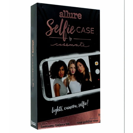 Case-Mate Allure Selfie Case for Samsung Galaxy S8 Rose Gold LED (Best Selfie Phone Case)