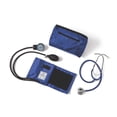 thumbnail image 5 of Medline Compli-Mates Professional Aneroid Sphygmomanometer and Dual-Head Stethoscope Kit with Carrying Case, Magenta, Adult Size, 5 of 5