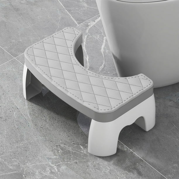 Soft Toilet Stool Bathroom Hair Non-slip Treading Stool Office Padded Footstool