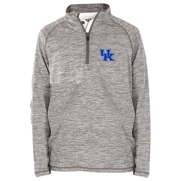 Youth Garb Heathered Gray Kentucky Wildcats Matthew Quarter-Zip Pullover Jacket