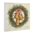 thumbnail image 4 of Stupell Industries Festive Bells Wreath Holiday Painting Unframed Art Print Wall Art, 12 x 12, 4 of 8