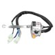 thumbnail image 3 of 2pcs 22mm Motorcycle Drum Brake Handlebar Switch Left Right Aluminum Alloy Silver Replacement for JH70 JH90, 3 of 4