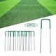 thumbnail image 5 of Scienceny 10 Uds grapas de tierra pasadores de barrera de malezas de 6 pulgadas en forma de U medio recubiertos de verde para tienda de césped Jardín y Patio, 5 of 6