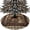 Brown, variant on Western Farmhouse Christmas Tree Skirt 36 Inches, Primitive Rustic Country Retro Texas Star Xmas Trees Skirt Mat Cover Decorations for Holiday Party Indoor Outdoor