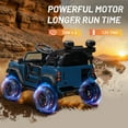 thumbnail image 5 of Ford Bronco Raptor 12V Powered Ride On Truck Toys, Kids Electric Car with Remote with Remote Control, Bluetooth, LED Light, Spring Suspension, 3 Speeds, 4 Wheelers, Blue, 5 of 8